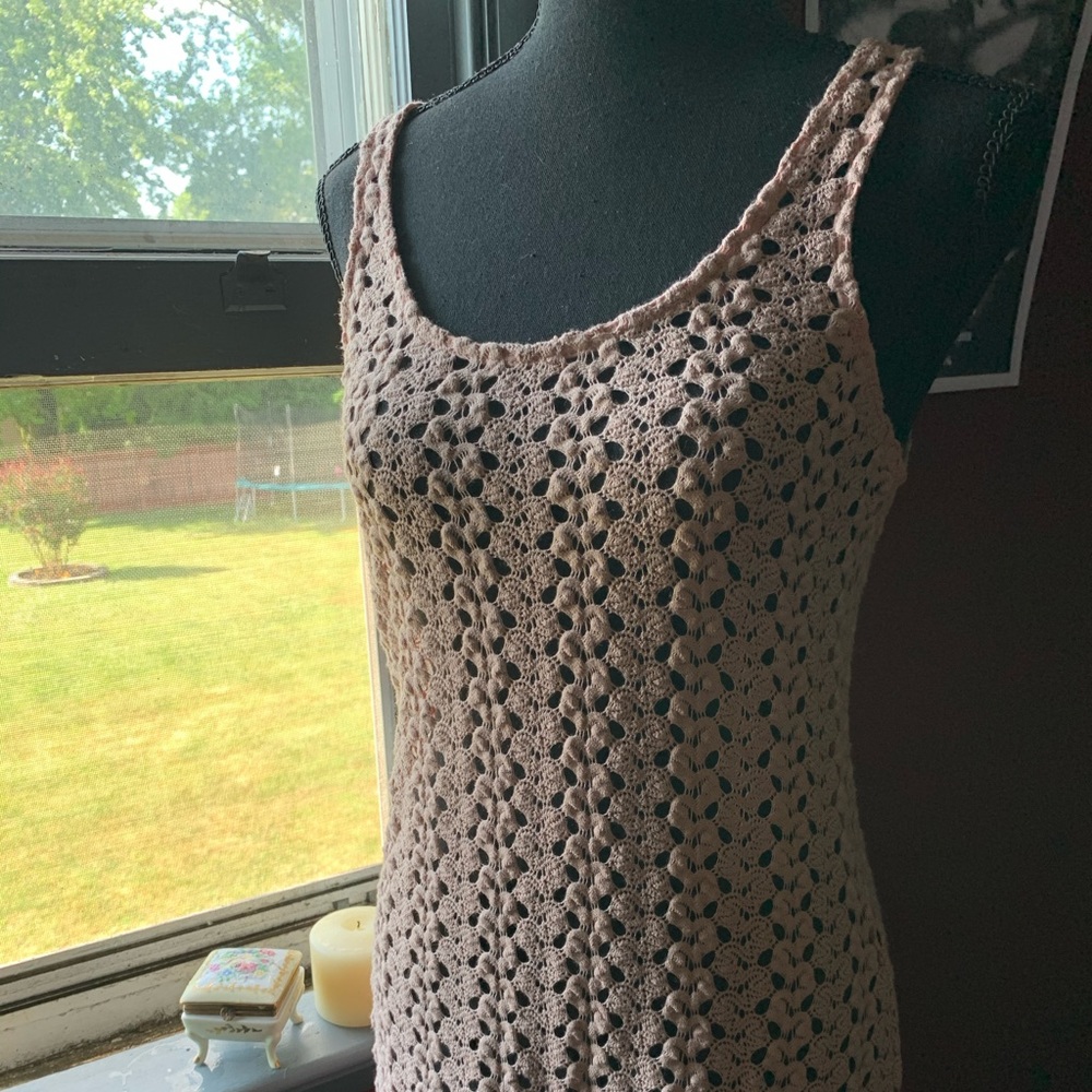 Crochet Boho Festival Tank Top